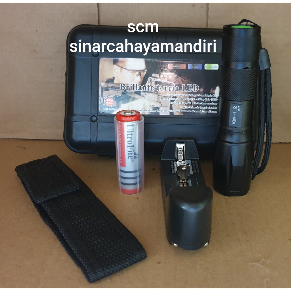 Senter led t6 cree XM-L2 box