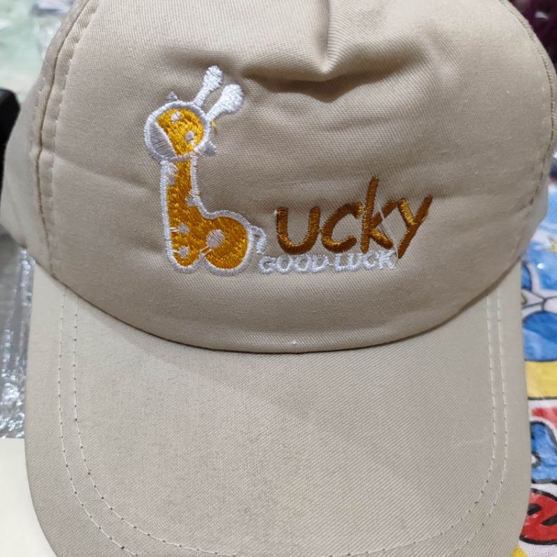 Topi LUCKY jerapah fashion baseball Korea anak bayi murah