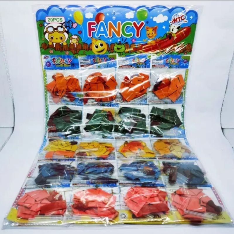 BALON ROKET/BALON PANJANG/BALON ULAR isi 20 pcs/Lembar