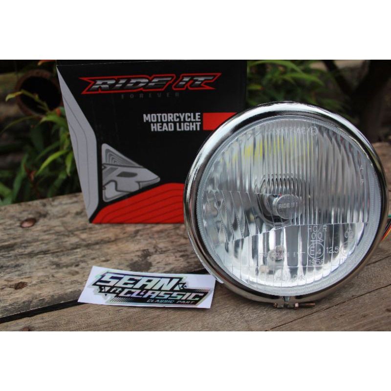 Lampu depan autopal pesek headlamp autopal led h4 lampu depan cb gl mp tiger