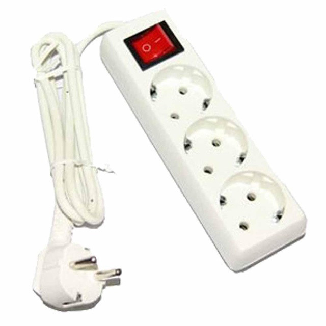 Stop Kontak Multy Socket Switch 4 Lubang 3 Meter