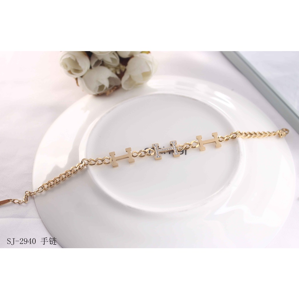 Gelang Titanium Permata Fashion Jewellery  2940