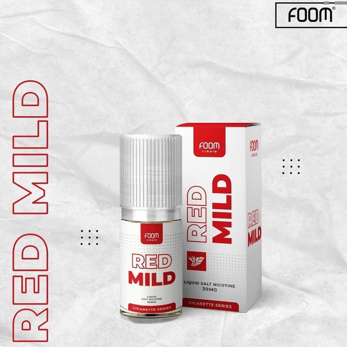 Liquid Foom Red Mild Salt Nic Cigarette Series 30ML - 100% Authentic Liquid