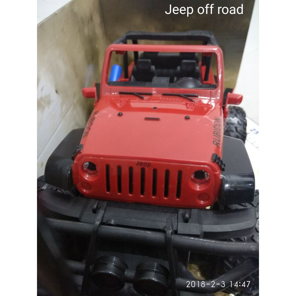 Mobil Remot Control Jeep Rubicon Mainan Anak Kado Ultah
