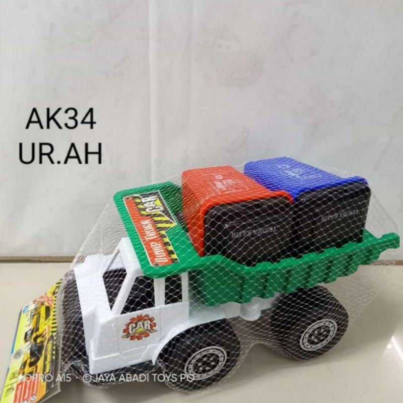 MAINAN MOBIL TRUCK SAMPAH / TRUK ANGKUT BAK SAMPAH AK34