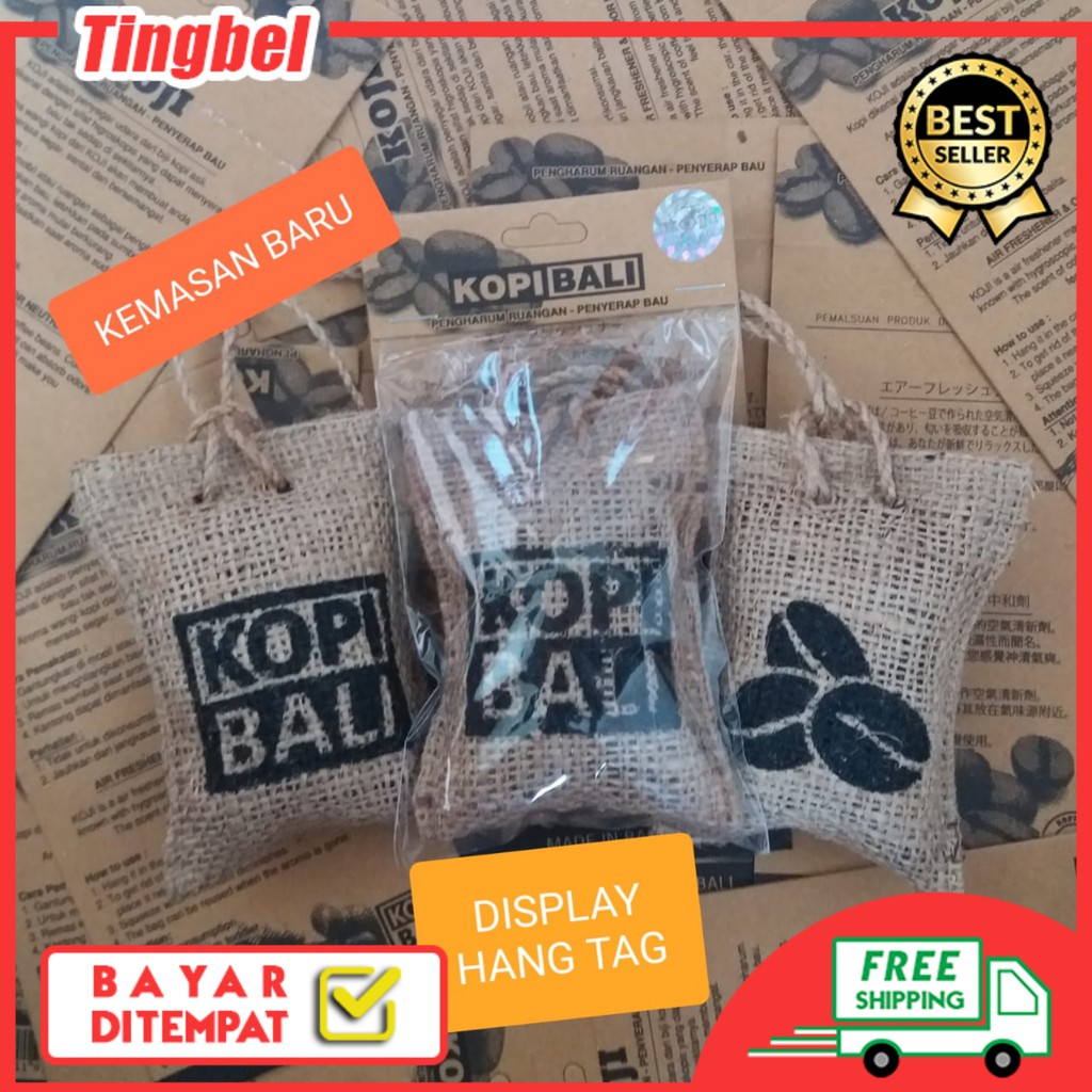 ORIGINAL Parfum Mobil Kopi Bali Gantung HOLOGRAM