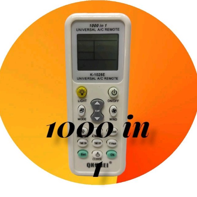 REMOTE AC MULTI K-1028E MULTIFUNGSI MULTI UNIVERSAL REMOTE