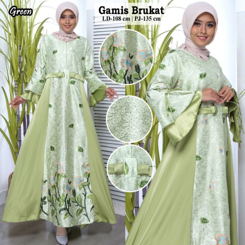 (TERMURAH) GAMIS IMPORT BALIDIOR GLITER / GAMIS PESTA