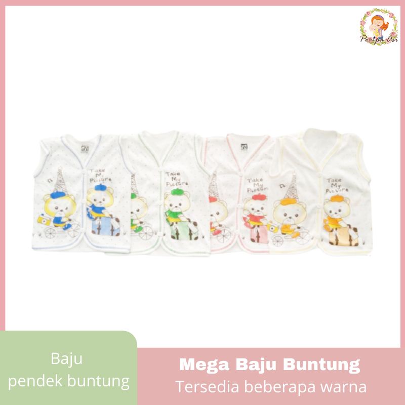 Mega Baju Lengan Kutung / Lengan buntung / Baju bayi