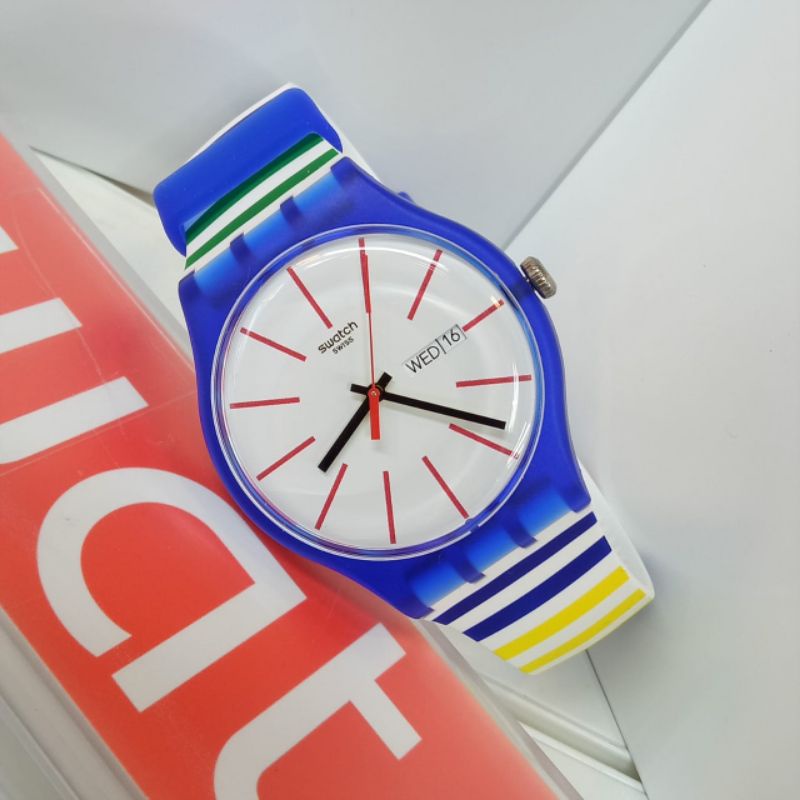 Jam Tangan Pria Wanita Swatch Original SUON715 Garansi Resmi 2 Tahun