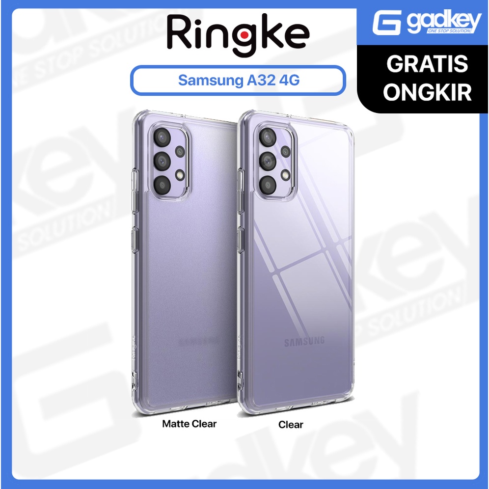 Original Ringke Fusion Case Samsung Galaxy A32 4G Casing Clear Anti Crack
