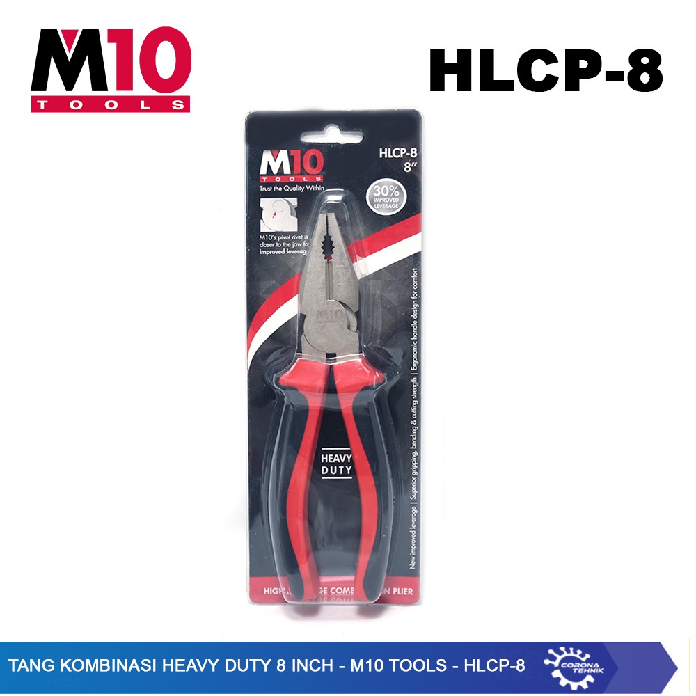 HLCP-8 - Tang Kombinasi Heavy Duty 8 Inch - M10 Tools