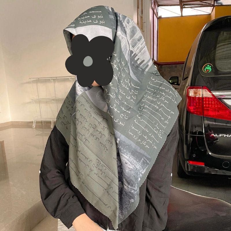 hijab voal koran arab aksara korea al juhdu