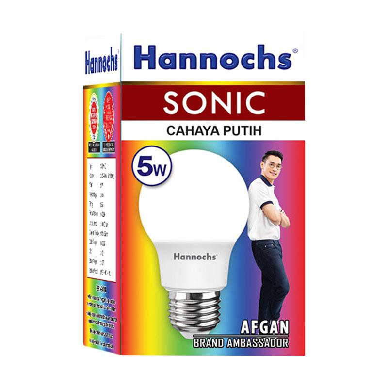 IDOLAKU Lampu LED/Bohlam LED Hannochs SONIC 5 watt / Cahaya Putih