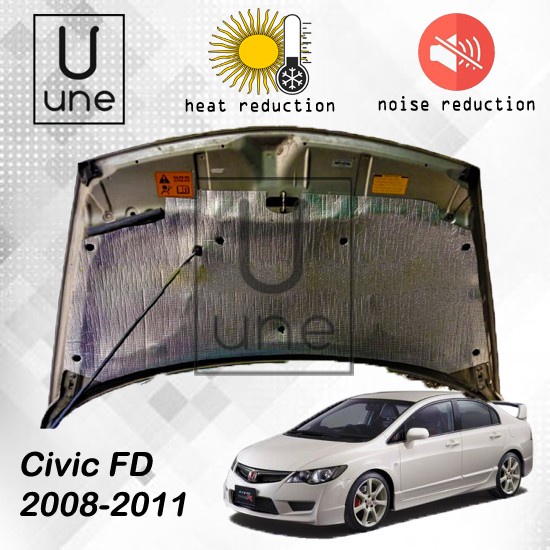 Peredam Panas Kap Mesin Civic FD 08 - 11 Full Kap TOP Premium