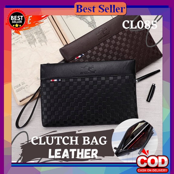 Tas Hp Gantung - Clutch Pria - Hand Bag Pria - Sling Bag Pria - Tas Hp Cl085 - Clutch Kulit Pria Wa