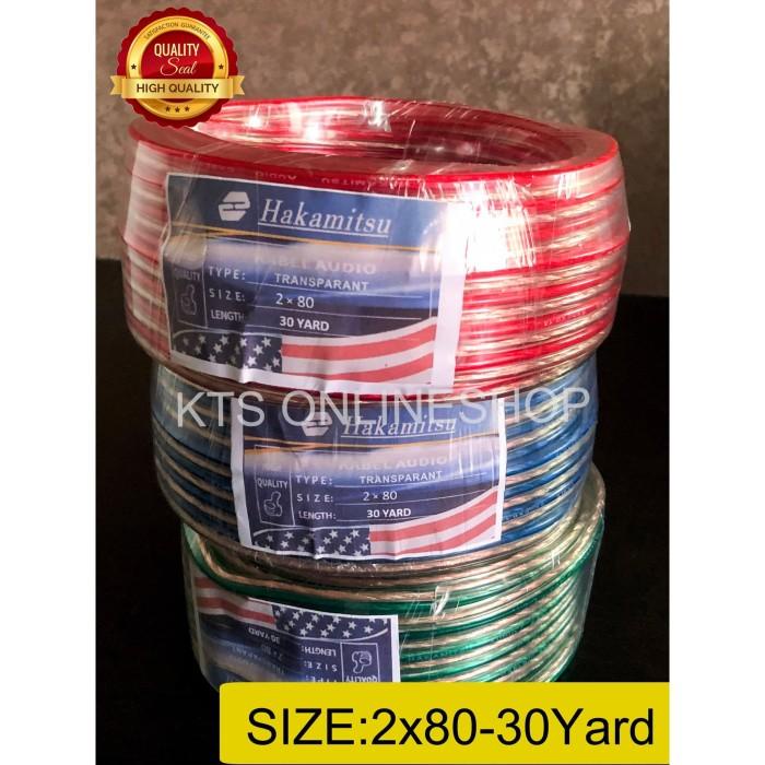 Listrik Kabel Listrik Transparan Kabel Serabut Per Rol 2 X 80 2X80X30Yard
