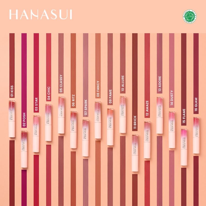 hanasui mattedorable lip cream / hanasui boba edition / lipcream hanasui boba edition /hanasui boba