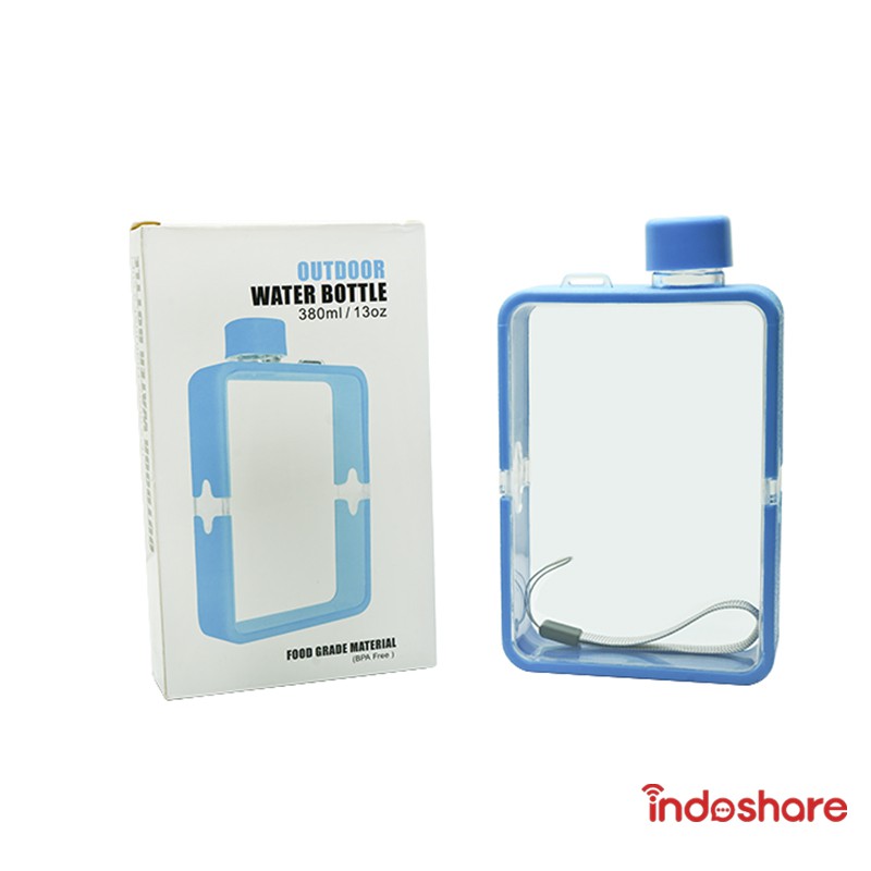 Indoshare Botol Minum Unik Kotak 380ml