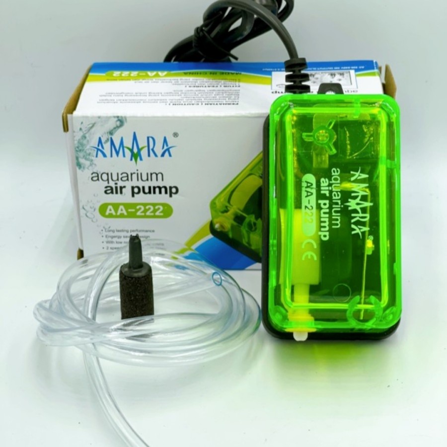 PAKET LENGKAP AERATOR 1 LUBANG MURAH AMARA AA 222 selangbatu aerator