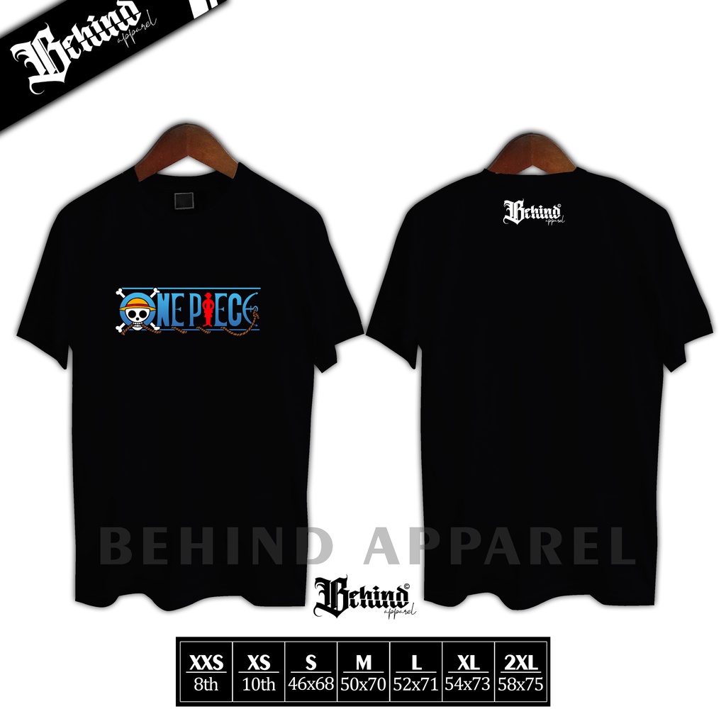 KAOS TSHIRT ONE PIECE LOGO ONE PIECE ANIME TSHIRT ANIME