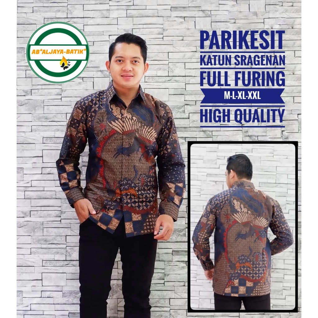 PARIKESIT ALJAYA KEMEJA BATIK SOLO PRIA LENGAN PANJANG PENDEK LAPIS FURING ATASAN PREMIUM MODERN KATUN HALUS DEWANTA ASTAGUNA BINTANG PEKSI KEMBANG PARANG NATANEGARA MEGA NANDA PRIYAYI EMAS CEMANI MOON HARIMAU SUMATRA MACAN RAFI KAPAL KANDAS BABON ANGKREM