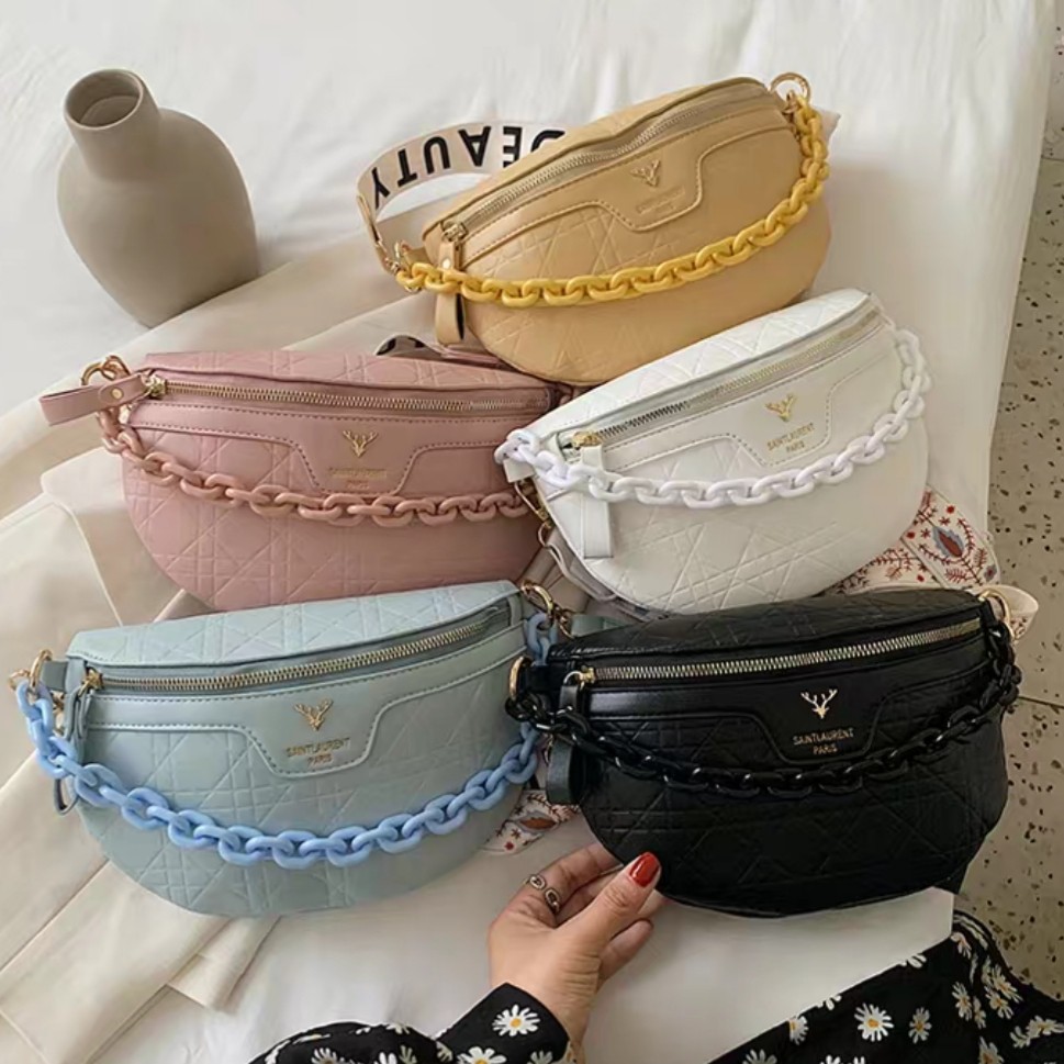 TASHAPPY CR7335 tas WAISTBAG Pastel Kekinian wanita import model korea import EL 5217 LT1326 BQ3095