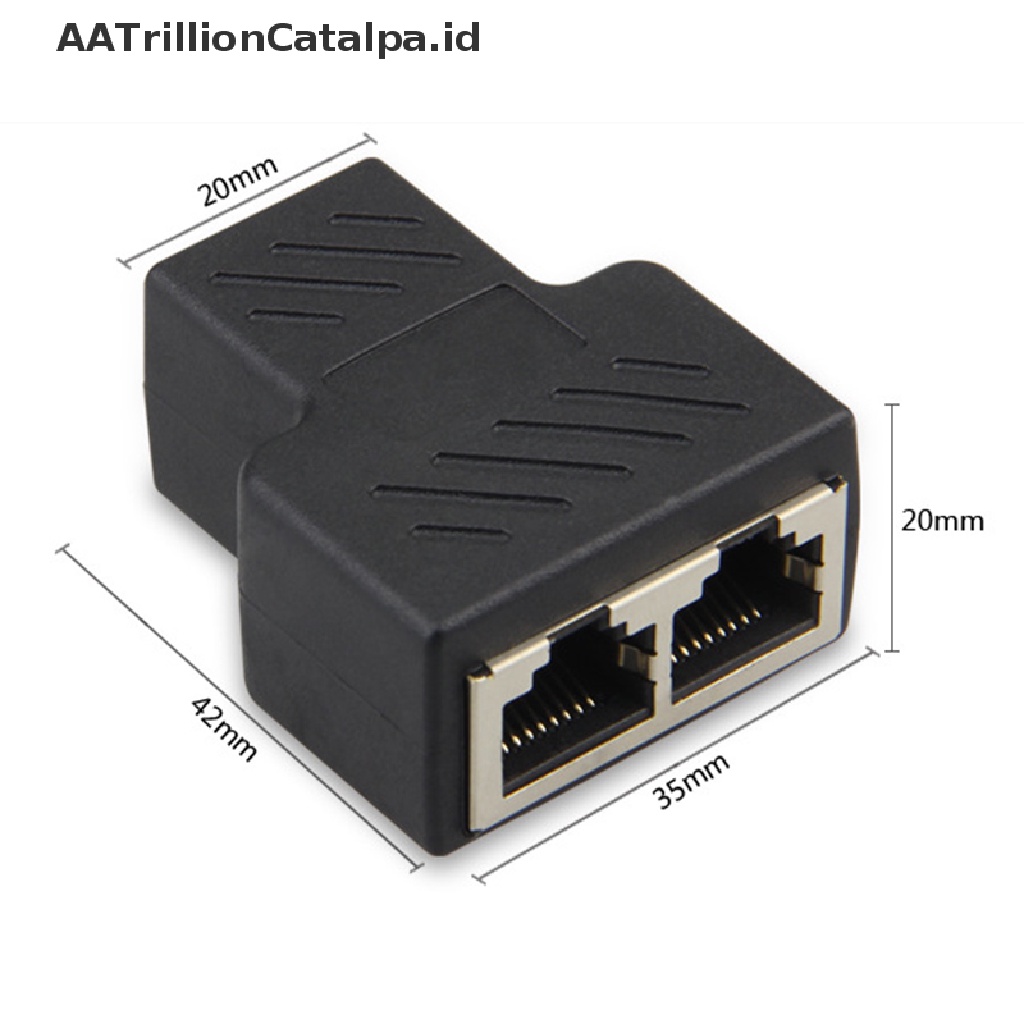 Aa Splitter Kabel Jaringan RJ45 Trillioncatalpa