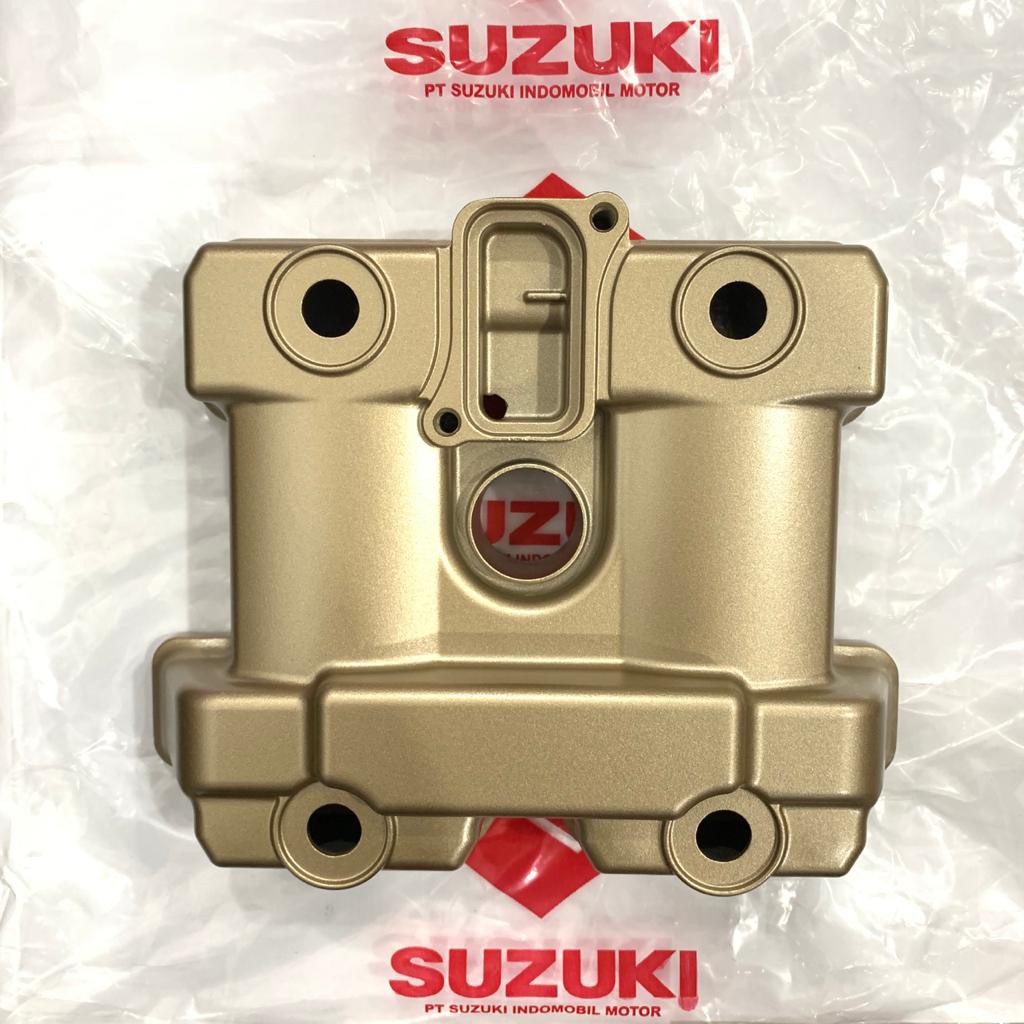 COVER TUTUP HEAD CYLINDER SATRIA FU 2005 2015 GOLD ORIGINAL SUZUKI