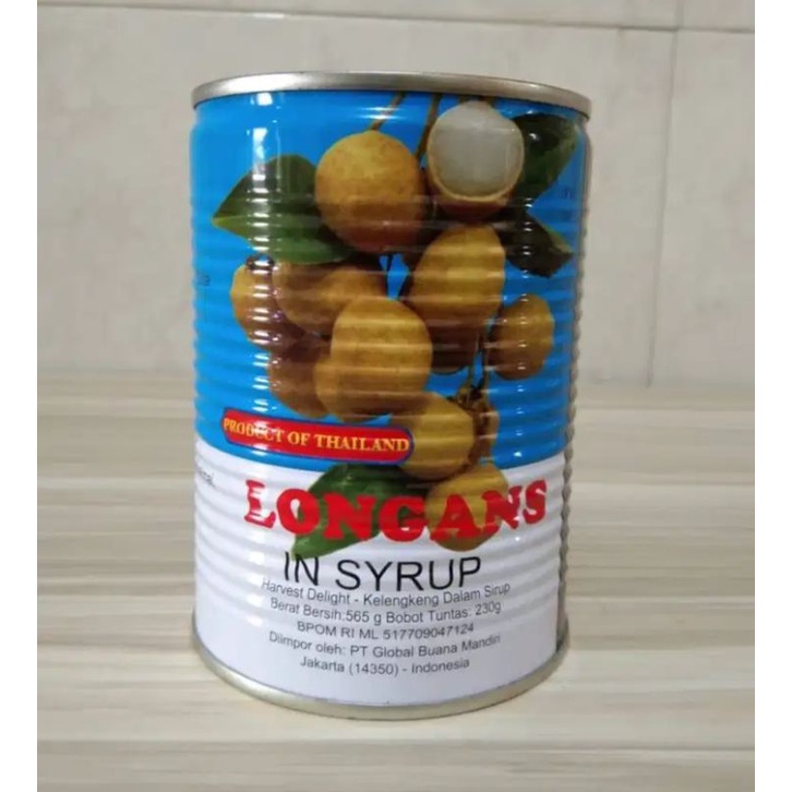 

Harvest delight longans in syrup 567grm /Lengkeng kaleng /Longan kaleng HARVEST DELIGHT