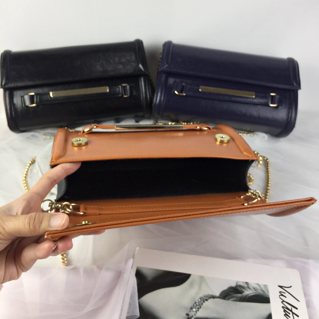 Tas Wanita Selempang Sling Bag Kulit Premium Sintetis Clutch CK KT013