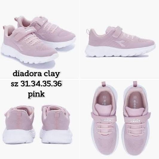 SEPATU DIADORA ANAK CLAY DUSTYPINK ORIGINAL-SIZE 31,34,35,36