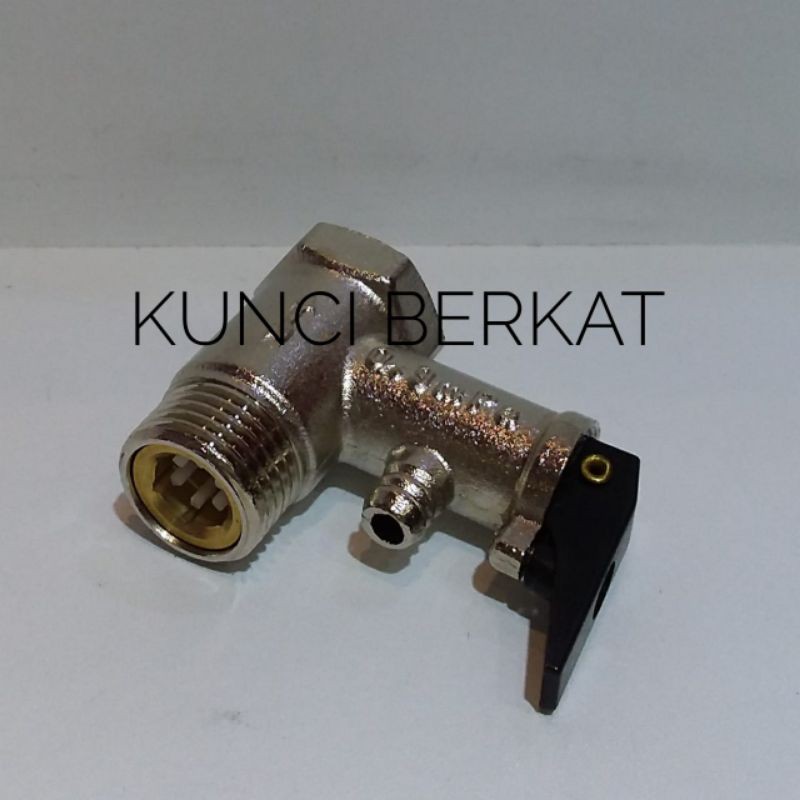 Safety Valve Water Heater/Stop Kran Water Heater/Stenlis steel