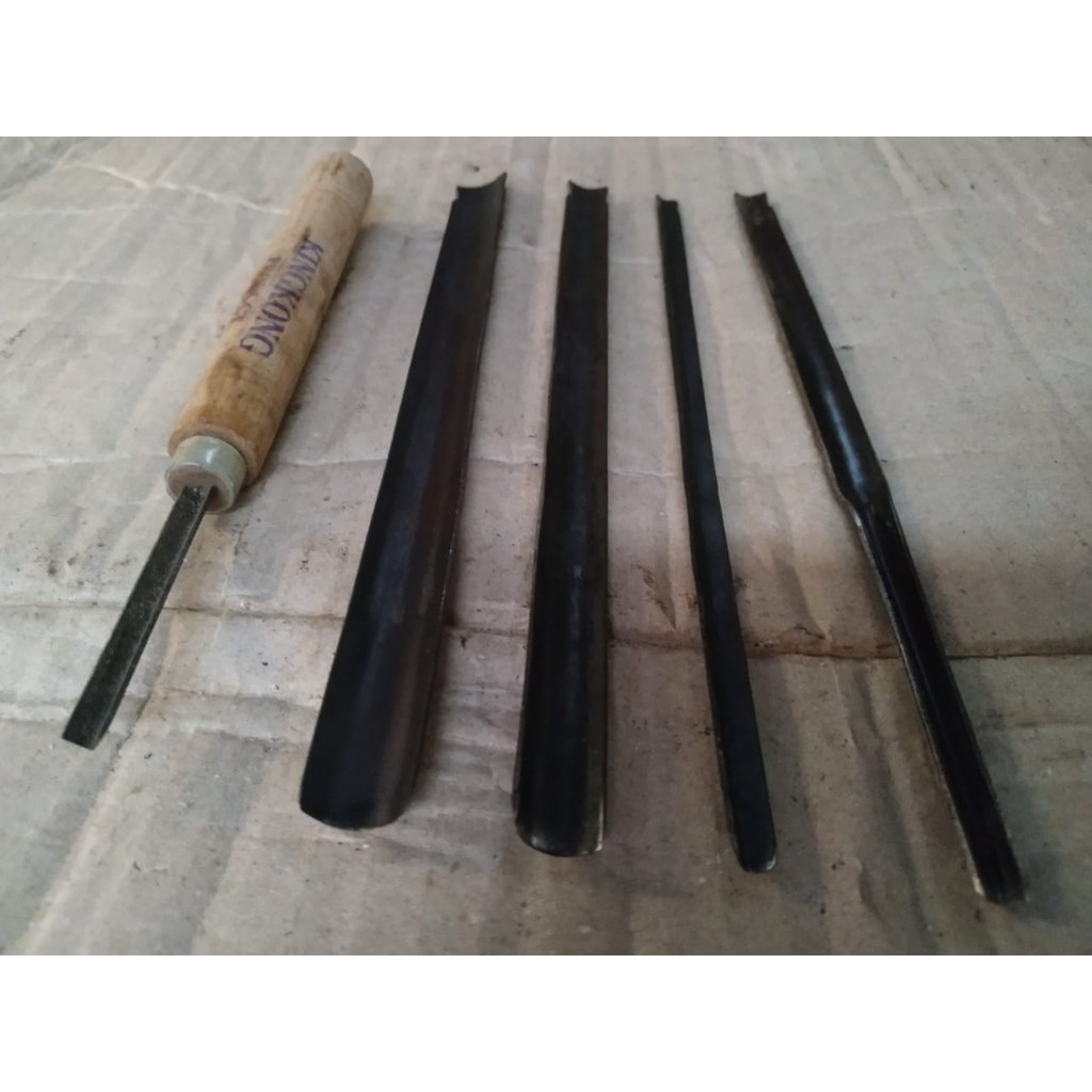 pahat ukir kayu kol coret