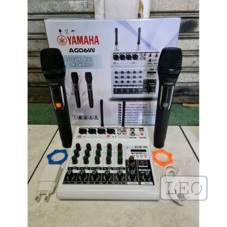 MIXER YAMAHA AG06W MIXING CONSOLE 2 MIC WIRELESS YAMAHA AG06
