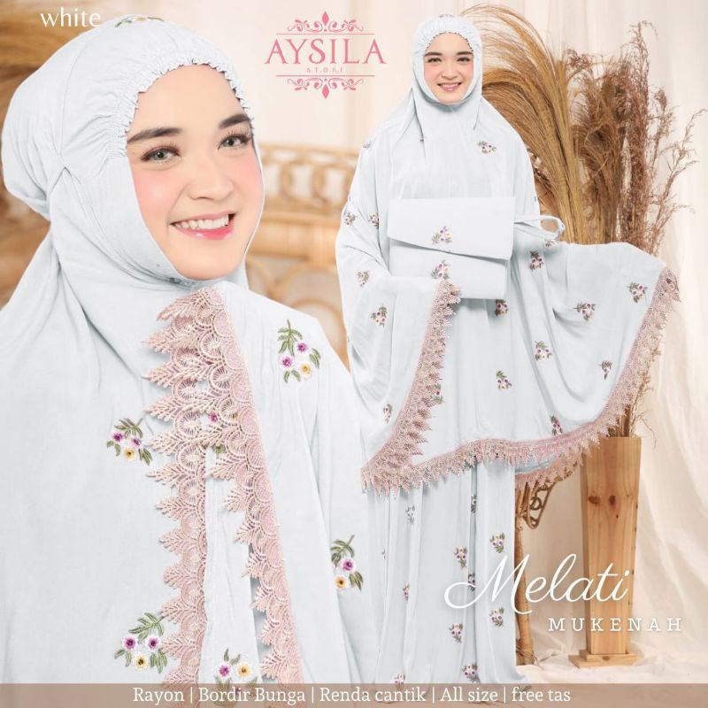 Melati #3 Mukena Dewasa By Aysila // Free Tas