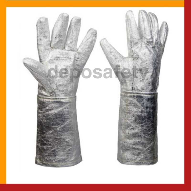 Sarung Tangan Almunized Glove 5 Parts 0182 - Sarung Tangan Anti Api