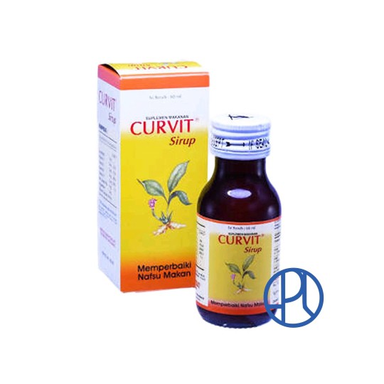 CURVIT SYRUP 60ML CURCUMA SUPLEMEN NAFSU MAKAN