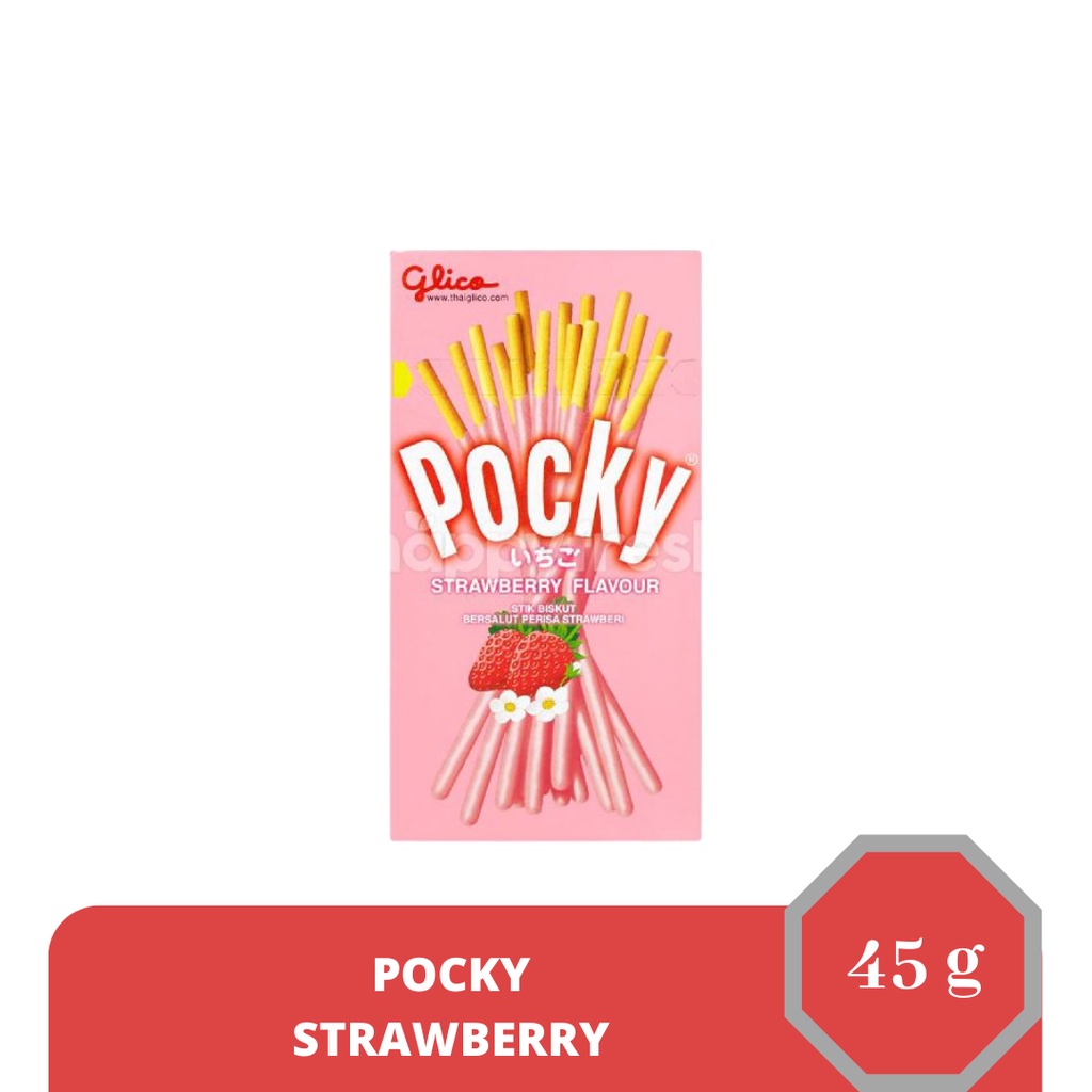 

Glico Pocky Wafer Stick - Rasa Strawberry 45g