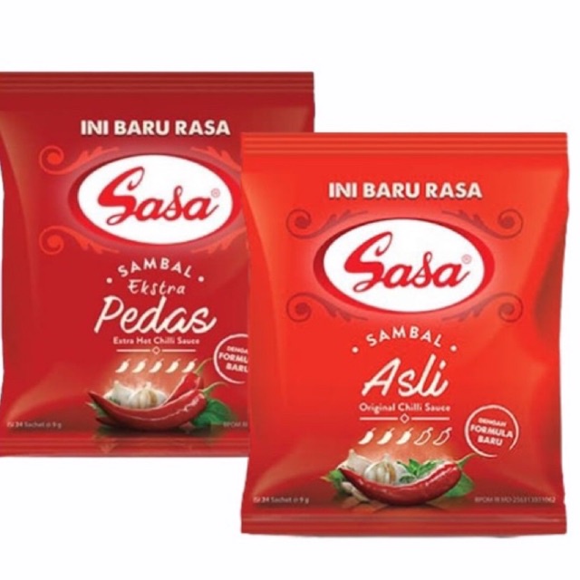 Sasa Sambal  Sachet 9gr 24 pcs