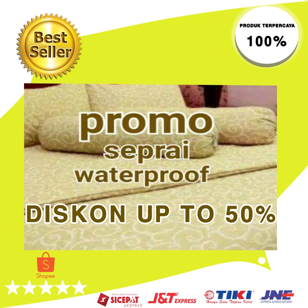 Sprei Waterproof Sprei Anti air Sprei Anti Ompol 200x200 180x200 160x200 Tinggi 30 ini