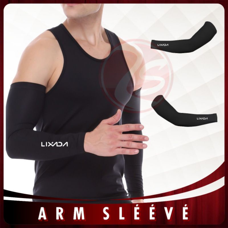 Handsock sport isi 2pcs arm sleeve hand sock sarung tangan deker murah lebay armsleeve stoking tangan stocking sport manset tangan muslimah paket murah isi 2 pcs skin deker olahraga pelindung lengan long elbow suport-Lixada sporty