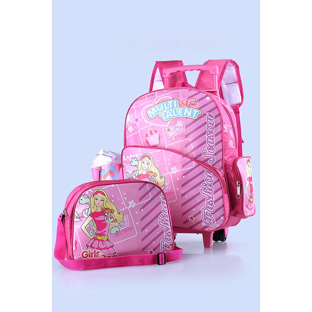 TAS SEKOLAH ANAK PEREMPUAN - TAS RANSEL ANAK PEREMPUAN - TAS TROLLEY ANAK PEREMPUAN - TAS BARBIE