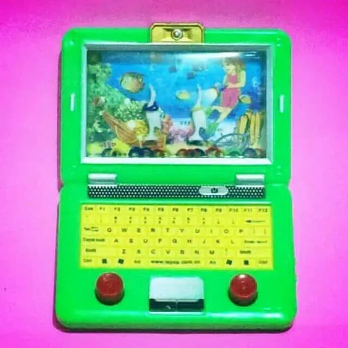 Mainan game air - seri bentuk laptop