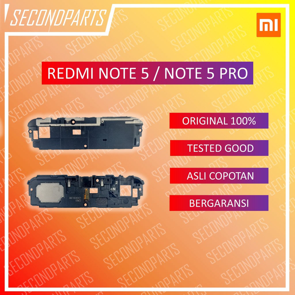 SPEAKER MUSIC BUZZER SUARA XIAOMI REDMI NOTE 5 / 5 PRO ORIGINAL COPOTAN