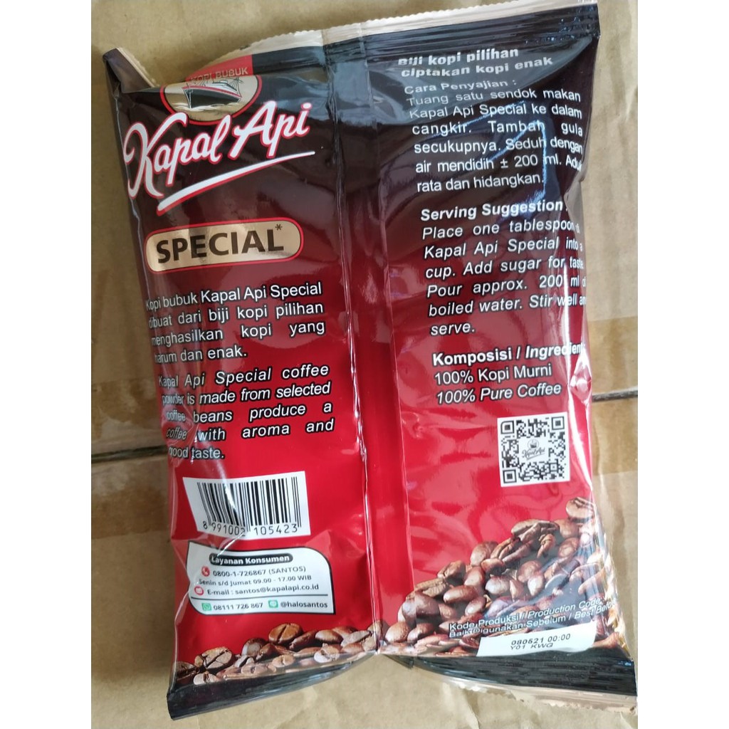 KOPI KAPAL API SPESIAL 165 GRAM