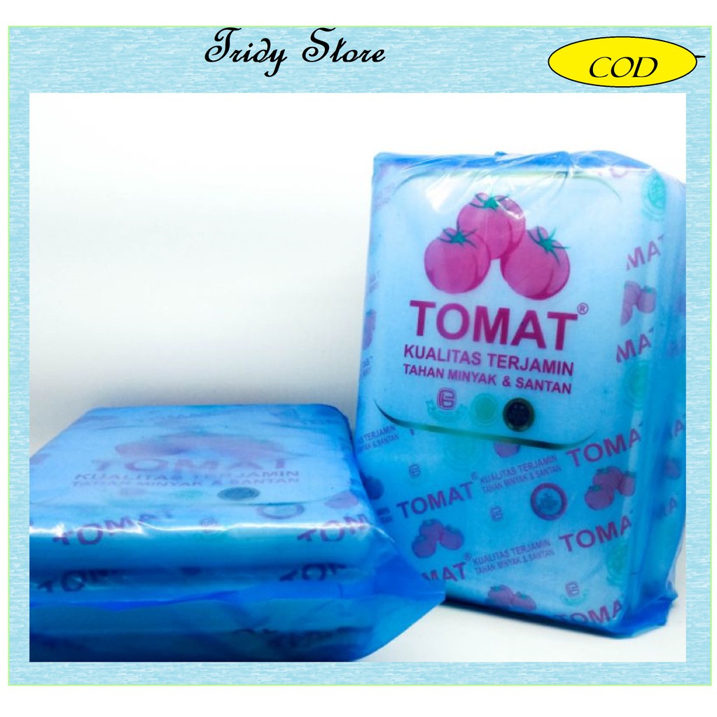 Plastik PE 1/2 kg uk. 15 x 21 Pembungkus makanan  Bontot ,tebal packing olshop medan