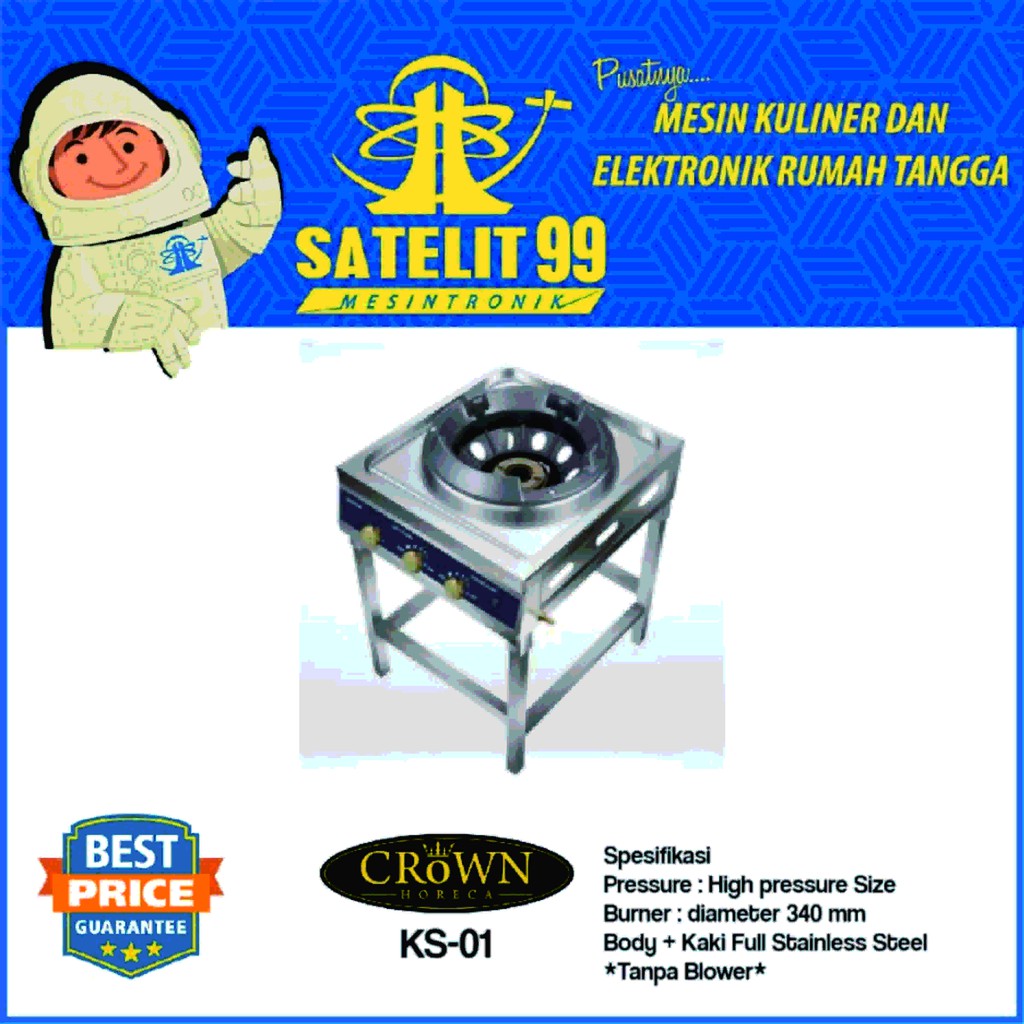 GAS KWALI RANGE CROWN KS-01