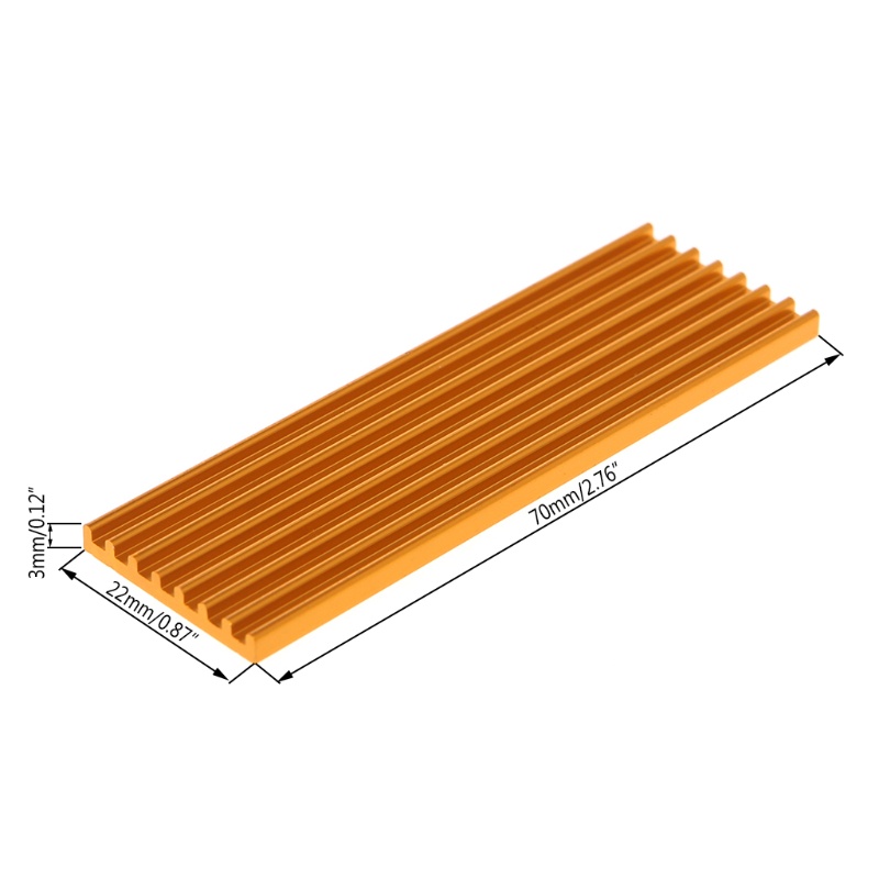 Cre Untuk M.2 Heatsink Cooler2280Sd Solid State Mekanik Hardisk Heat Sink Aluminium Heat Sink Pendingin Untuk Laptop No