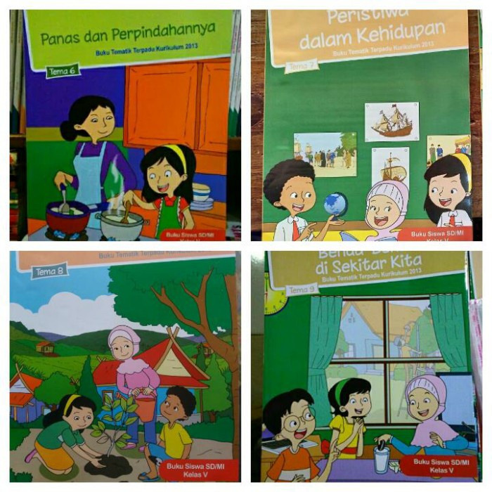 

❤BISA COD❤ Buku SD Tematik Kelas 5 Tema 6 7 8 9